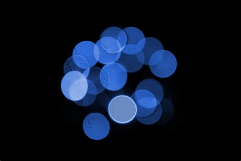 Free Images Light Bokeh Blur Petal Blue Black Circle Lights