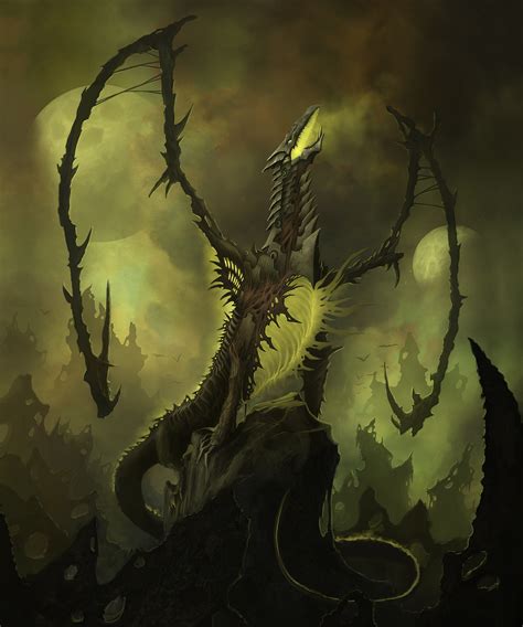 Skithiryx The Blight Dragon Fanart By Kristian Nusser On Deviantart