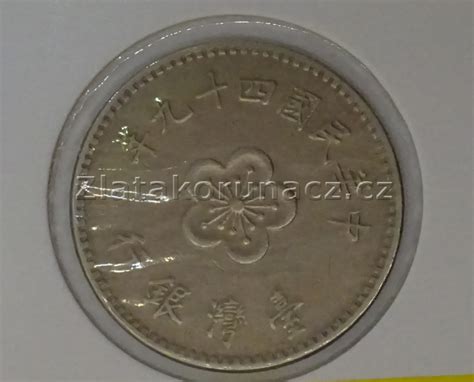Taiwan 1 Yuan 1960 Numismatika Zlatá Koruna Ostrava