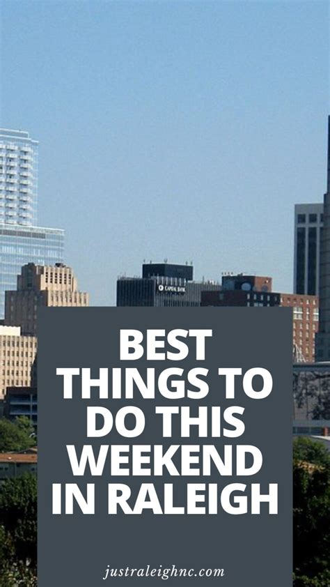 Unveiling The Best Things To Do This Weekend In Raleigh North Carolina