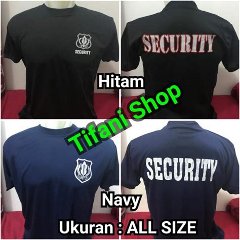 baju kaos security