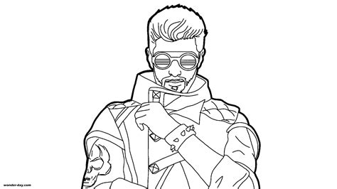 Fre Fire Para Colorear Alok / Dibujos Animados De Free Fire / He has