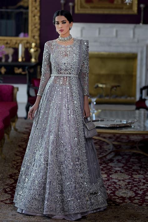 Buy Pakistani Bridal Dresses Designer Long Maxi Outfit For Walima Pakistani Bridal Wear