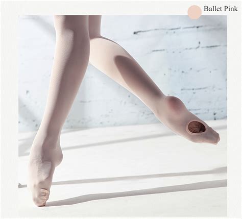 116130009 Baiwu Quality Girls Ballet Tights Pantyhose Convertible Dance