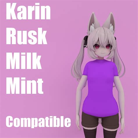 Karin T Shirt 3d Model For Vrchat