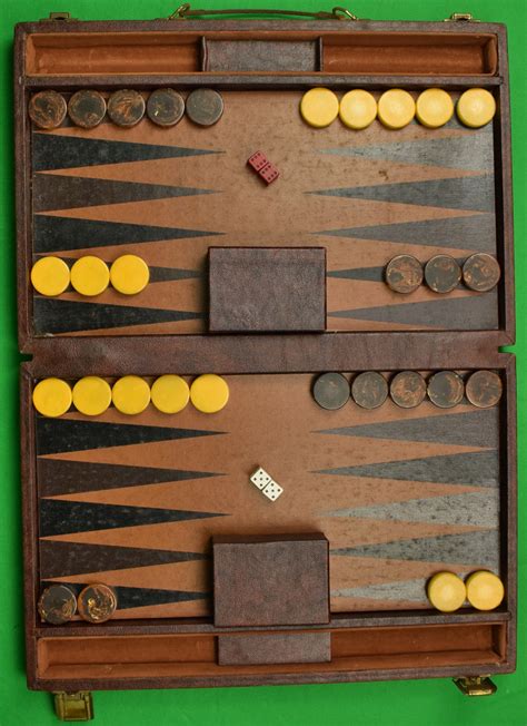 Vintage Backgammon Board Set