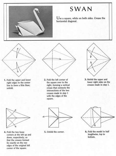 The Scheme Swan Number 1 Origami Bird Origami Swan Origami
