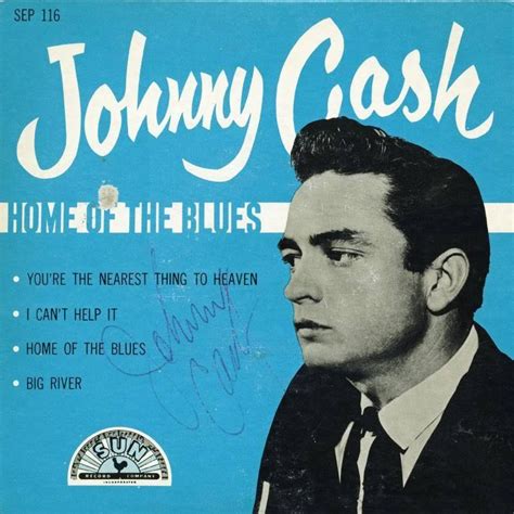 Lot Detail Johnny Cash Rare Vintage Signed Home Of The