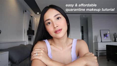 Easy Affordable And Quick Quarantine Makeup Tutorial Youtube