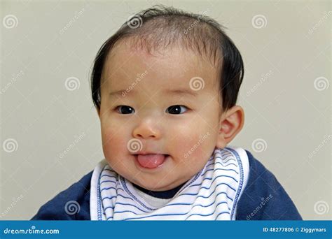 Japanese Baby Boy Stock Photo Image Of Smile Child 48277806