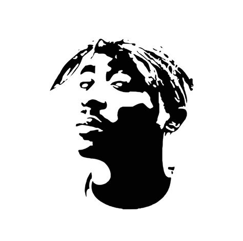 Tupac Big Sizes Reusable Mylar Stencil Or Self Adhesive Stencil Famous