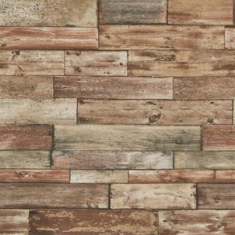 Erismann Authentic Rustic Wooden Panelling Wood Effect Wallpaper 7319