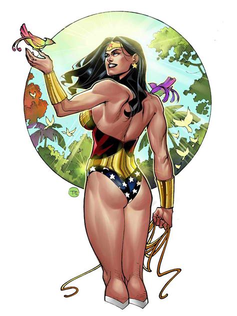 Wonder Woman Pin Up By Taguiar On Deviantart