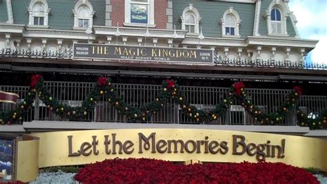 Walt Disney World At Christmas Time 2012 Youtube