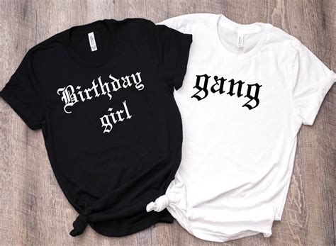Adult Birthday Girl - Birthday Squad Shirts - Birthday Gang - Birthday Queen - Birthday Trip ...