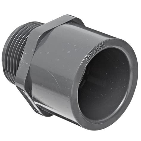 34 Pvc Schedule 80 Male Adapter S X Mpt The Drainage Products Store