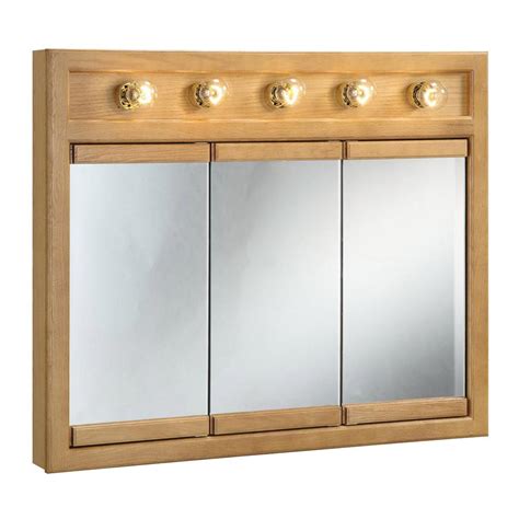 Design House Richland 36 in. W x 30 in. H x 5 in. D Framed 5-Light Tri