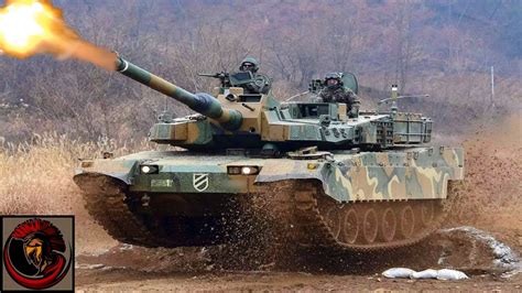 South Korean K1 And American M1 Abrams Tanks Engage Targets Main