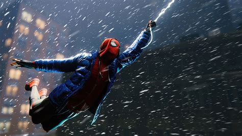 Flying Miles Morales Marvels Spider Man Wallpaper Hd Games 4k