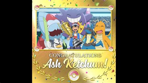 Pokemons Ash Ketchum Finally Becomes World Champion After 25 Years