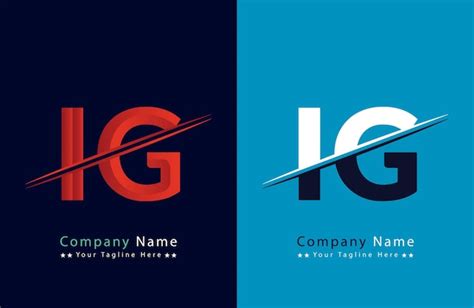 Premium Vector Ig Letter Logo Design Vector Template