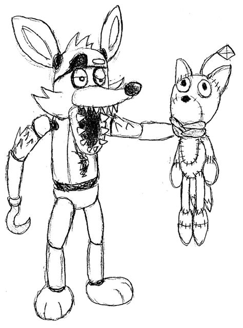 Fnaf foxy coloring page from five nights at freddy's category. Fnaf Foxy Coloring Pages at GetColorings.com | Free ...