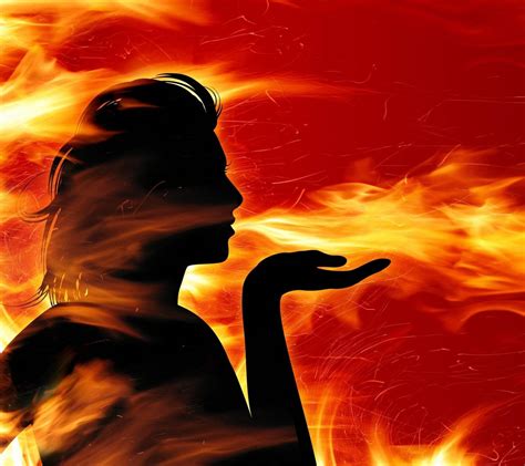 Girl On Fire Wallpapers Wallpaper Cave