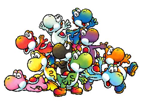 El New Mundo De Super Mario Bros Yoshi Y Sus Especies