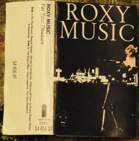 Roxy Music For Your Pleasure 1973 Cassette Discogs