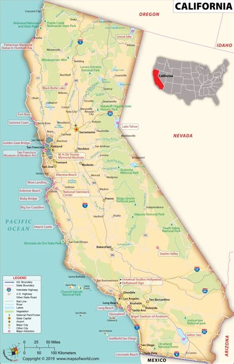 Silicon Valley California On World Map