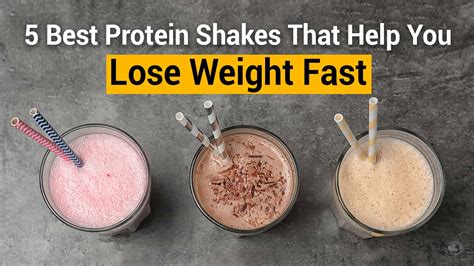 5 Best Protein Shakes That Help You Lose Weight Fast