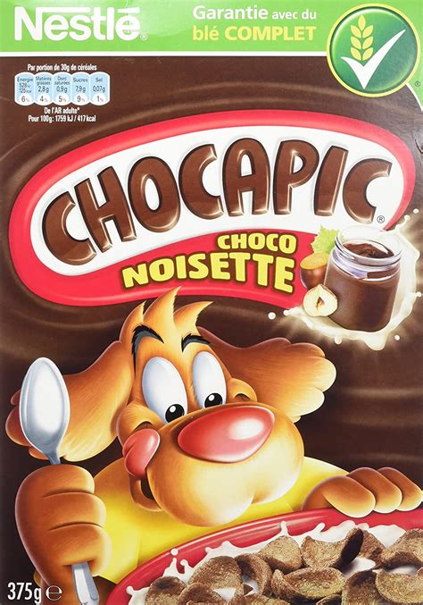 Nestlé Chocapic Choco Noisettes Céréales du Petit Déjeuner Paquet de g Amazon fr Epicerie