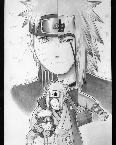 Naruto Y Jiraiya Dibujo Imagesee