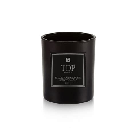 Black Pomegranate Candle 200g Tdp Home