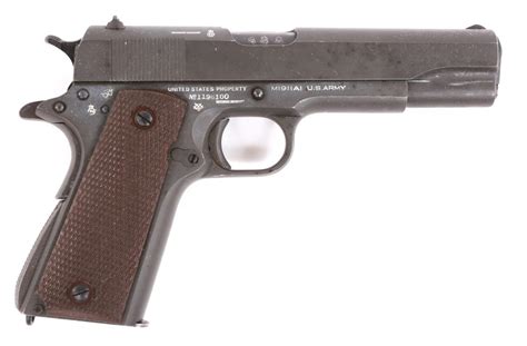 Sold At Auction 1943 Wwii Colt M1911a1 British Lend Lease Pistol