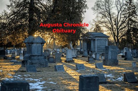 Augusta Chronicle Obituaries For Today