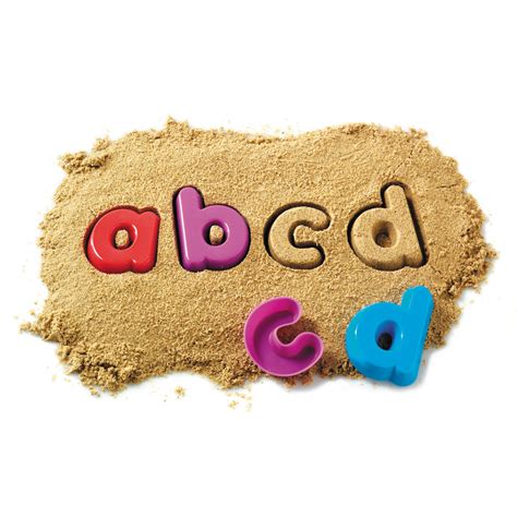 Alphabet Sand Moulds Lowercase Alphabet By Learning Resources