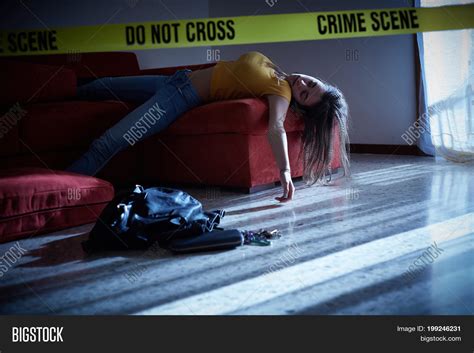 Crime Scene Simulation Image And Photo Free Trial Bigstock