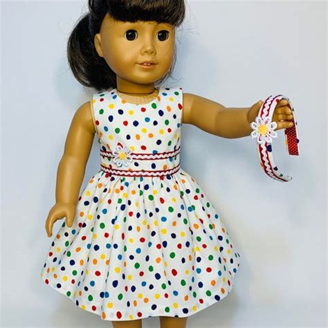 18 inch doll dress made to fit like an american girl doll etsy