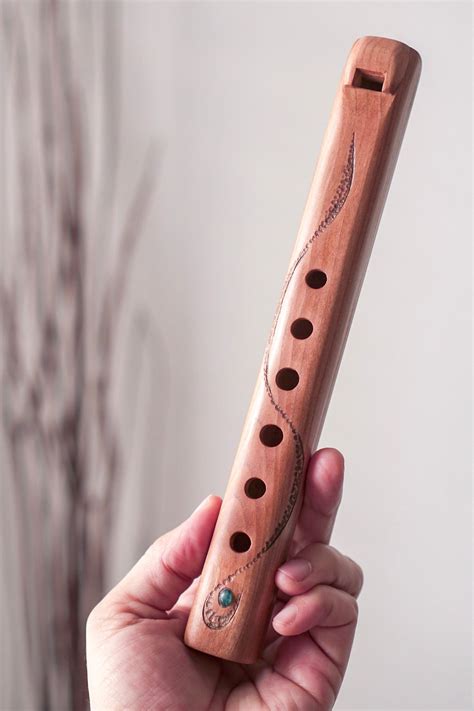 Handcrafted Wooden Flute The Soul Flute Etsy Wooden Flute Flute