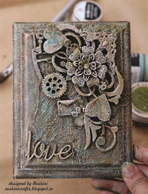 Mixed Media Altered Art Mixedmedia Canvas Steampunk Mixed Media