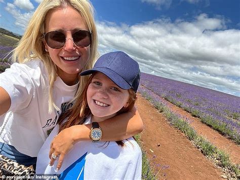 Roxy Jacenko Flashes Her 150000 Dollar Watch While On Holiday In Tasmania With Her Daughter