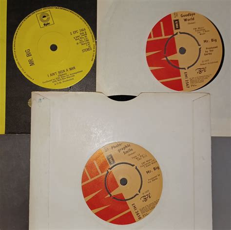 mr big uk band 3 x 7 singles listed and pictured freepost ebay