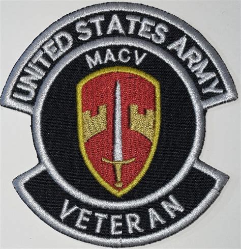 Us Army Macv Military Assistance Command Vietnam Veteran Patch Decal