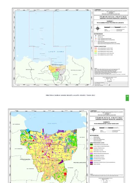 Jakarta terletak di pulau jawa bagian barat. Peta Rtrw Dki Jakarta 2030 2012