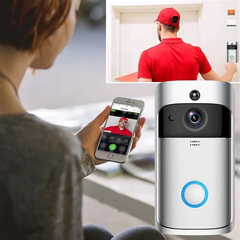 Wireless Smart Doorbell Wifi Video Doorbell 720p Hd Security Camera