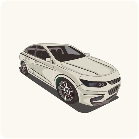 Ilustración De Un Carro Vector Premium