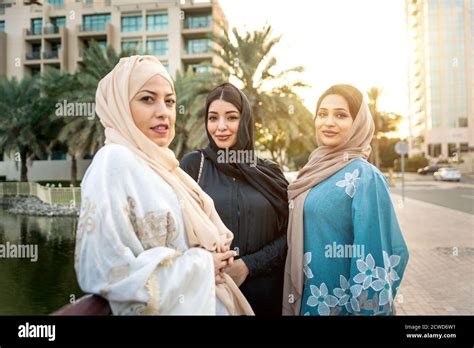 Three Arabic Girls Dubai Hi Res Stock Photography And Images Alamy