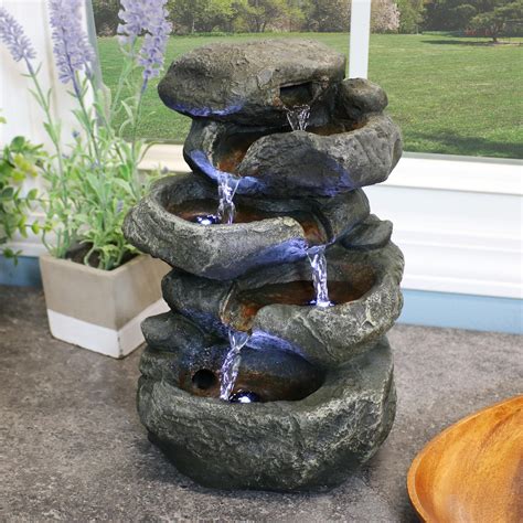 Tabletop Water Fountain Videos Indoor Best Decorations