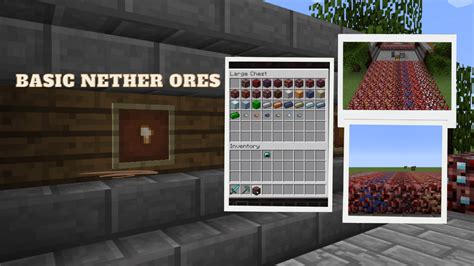 Basic Nether Ores Mod 1181 1171 Adds Copper Tin And Other Ores